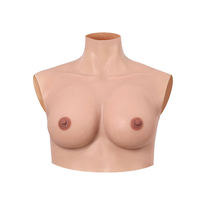 ROANYER 人工乳房 男の娘 女装 偽乳 シリコンバスト New Ｃカップ（Large）