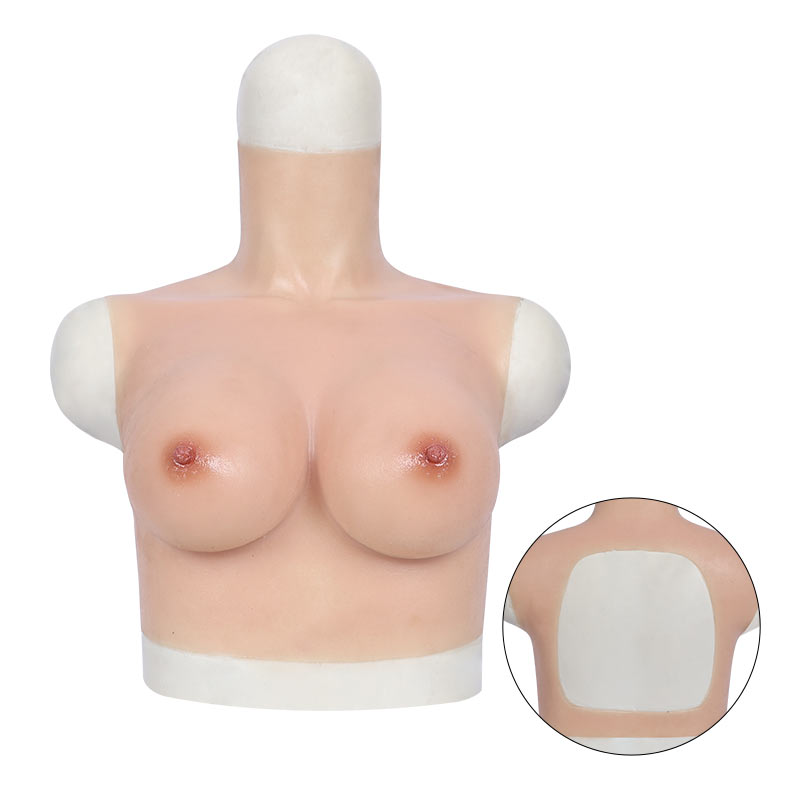 ROANYER 人工乳房 男の娘 女装 偽乳 シリコンバスト Ｃカップ  夏タイプ