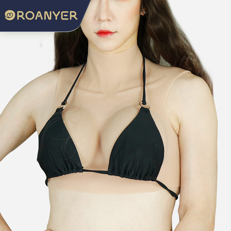 ROANYER 女装  おっぱい 人工乳房 変装用 シリコンバスト Eカップ （小型）