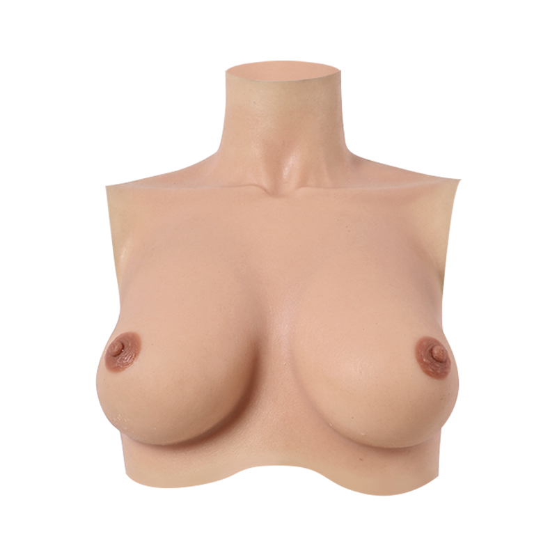 ROANYER C カップイーストウエスト型ブレスト シリコンバスト 女装 おっぱい 人工乳房 偽乳 仮装