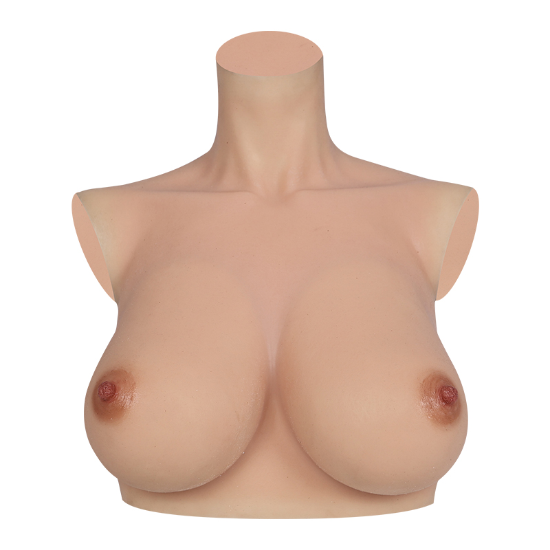 ROANYER H カップイーストウエスト型ブレスト シリコンバスト 女装 おっぱい 人工乳房 偽乳 仮装