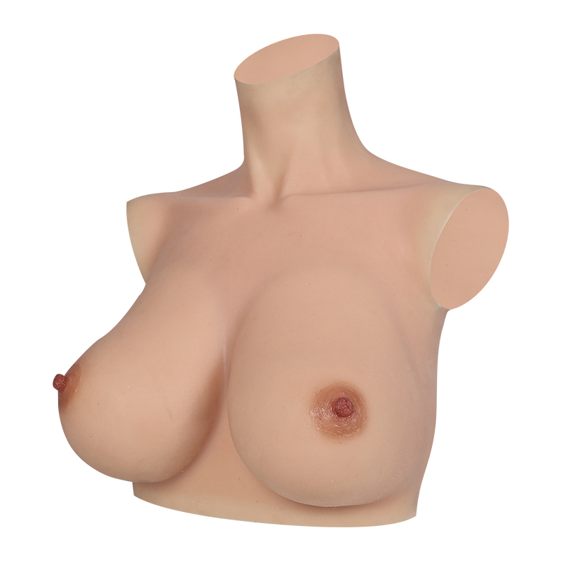 ROANYER H カップイーストウエスト型ブレスト シリコンバスト 女装 おっぱい 人工乳房 偽乳 仮装