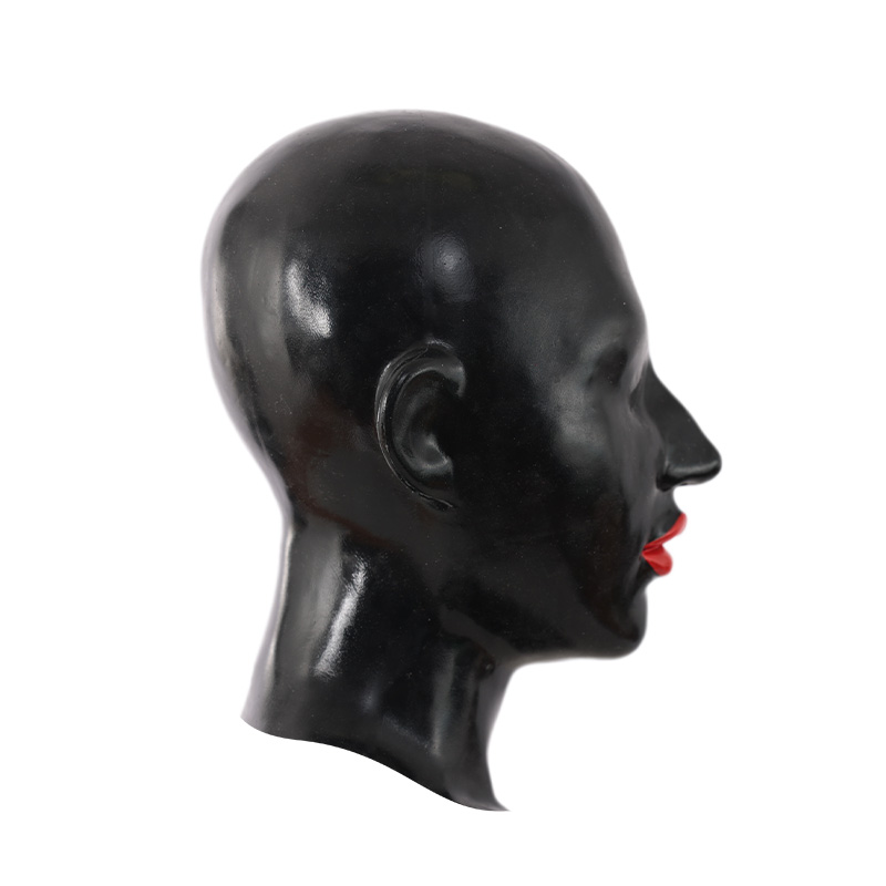 シリコン全頭マスク 光沢 恵ちゃん 赤リップ