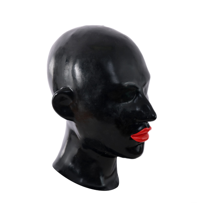 シリコン全頭マスク 光沢 恵ちゃん 赤リップ