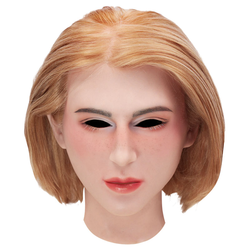 髪の毛付き 女装マスク ヴェラ