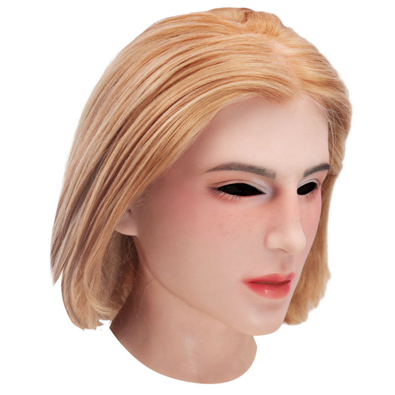 髪の毛付き 女装マスク ヴェラ