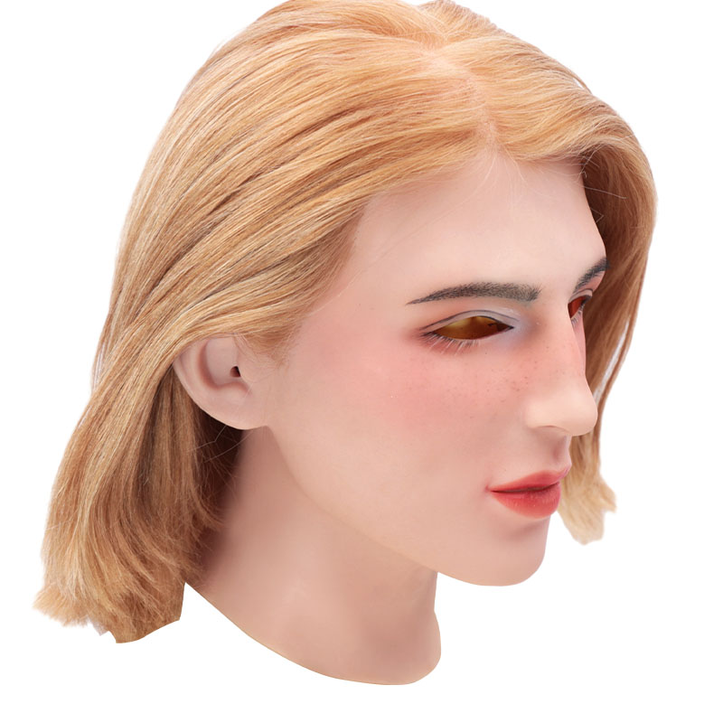 髪の毛付き 女装マスク ヴェラ