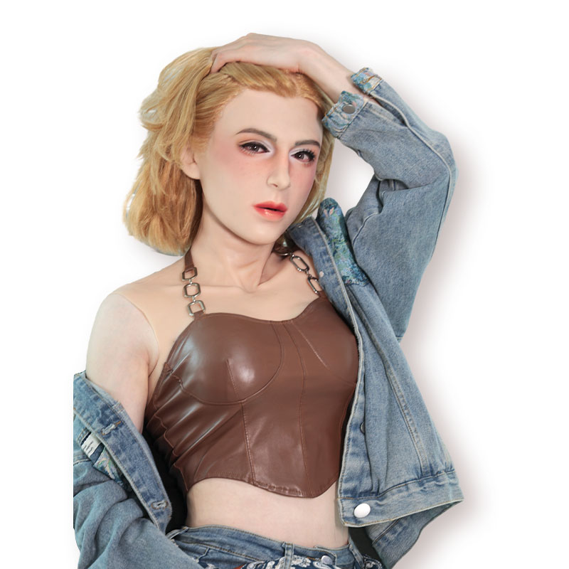 髪の毛付き 女装マスク ヴェラ