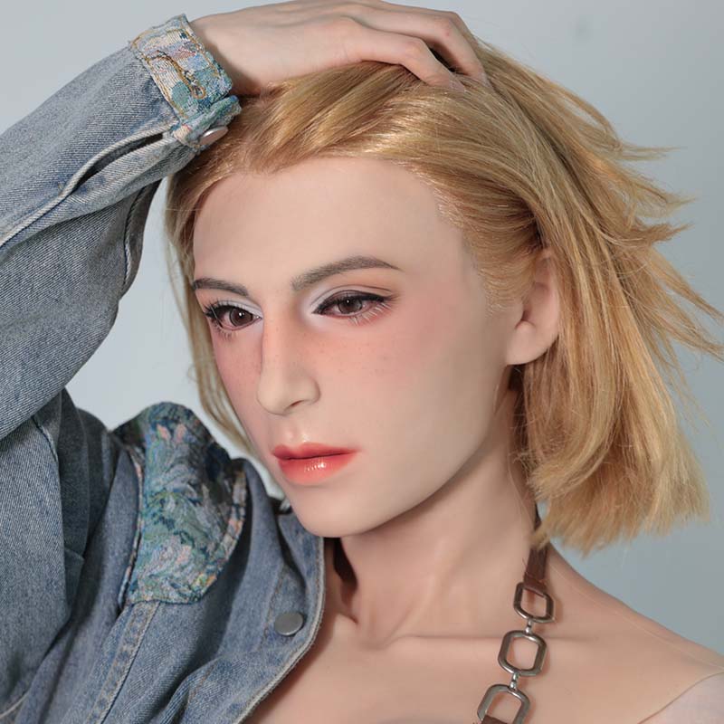 髪の毛付き 女装マスク ヴェラ