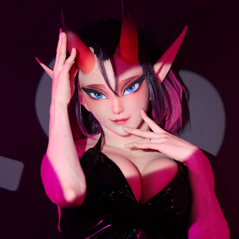 シリコンマスク　酒呑童子