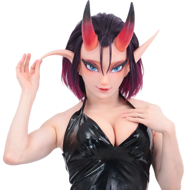 シリコンマスク　酒呑童子