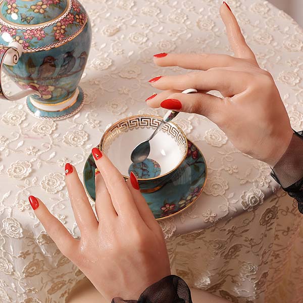 ROANYER 女装 手袋 短いシリコーン手袋 