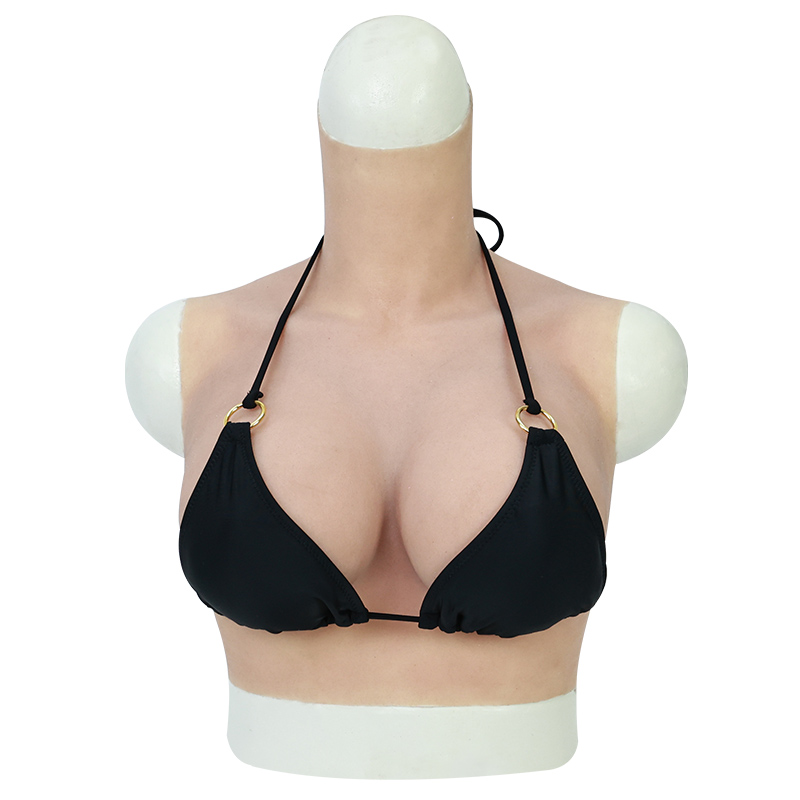 Fカップ シリコン バスト ベスト 女装 リアル コスプレ 変装 ボディースーツ 変身 人口 乳房 トランスジェンダー 半身 02F : BODYME 女装 シリコンバスト 性転換 人工乳房 Fカップ