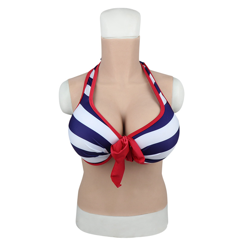 RROANYER 人工乳房 男の娘 女装 偽乳 シリコンバスト Gカップ （ロング）