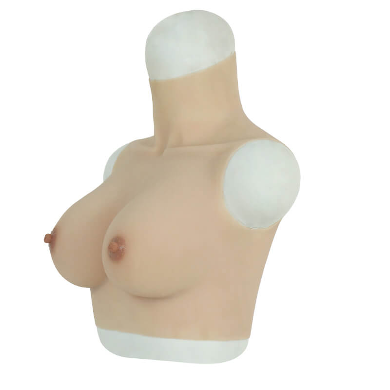 ROANYER 女装 シリコン おっぱい 人工乳房 変装用 シリコンバスト Ｃカップ 夏タイプ（小型）