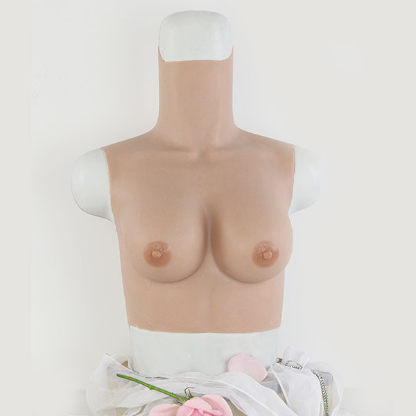 ROANYER 人工乳房 男の娘 女装 シリコンバスト メンズブラ Ｂカップ（小型）